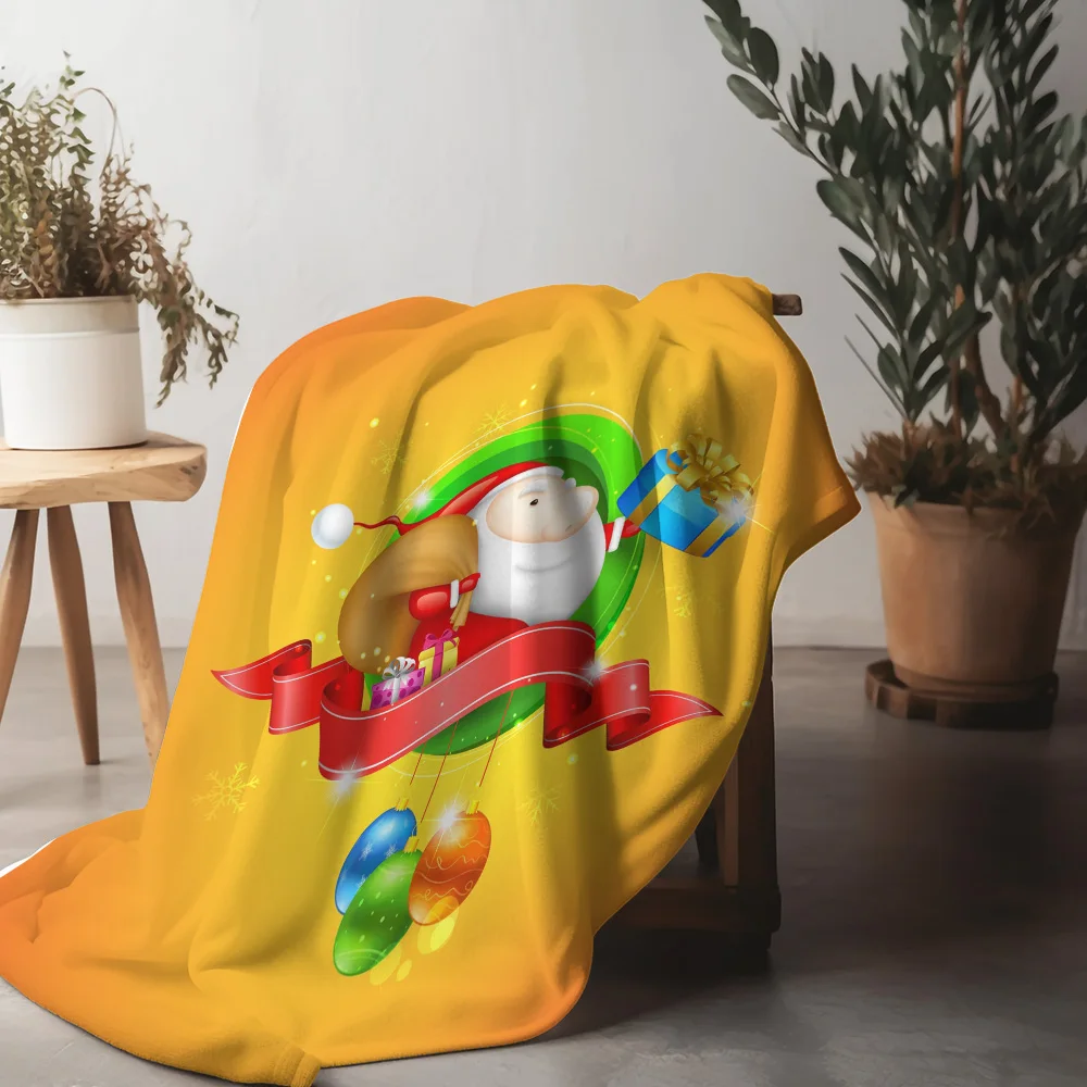 

Уютное рождественское одеяло Tu, мягкое фланелевое флисовое праздничное украшение, праздничная зимняя теплая идея подарка, индивидуальное изображение на заказ