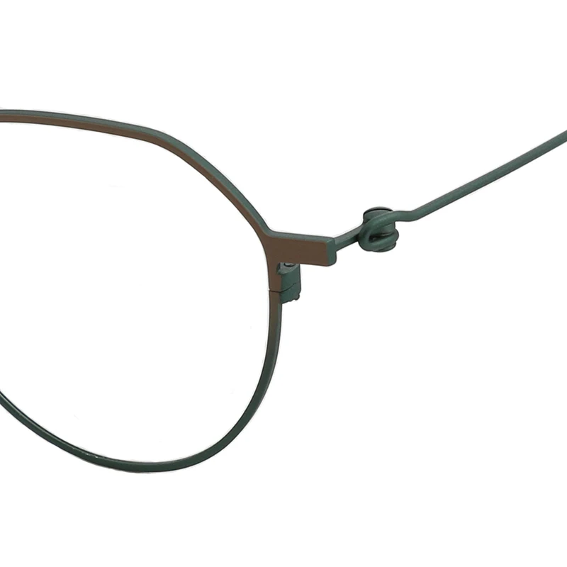 超軽量純チタンメガネフレーム手作り光学処方近視眼鏡レトロ女性男性眼鏡フレーム眼鏡