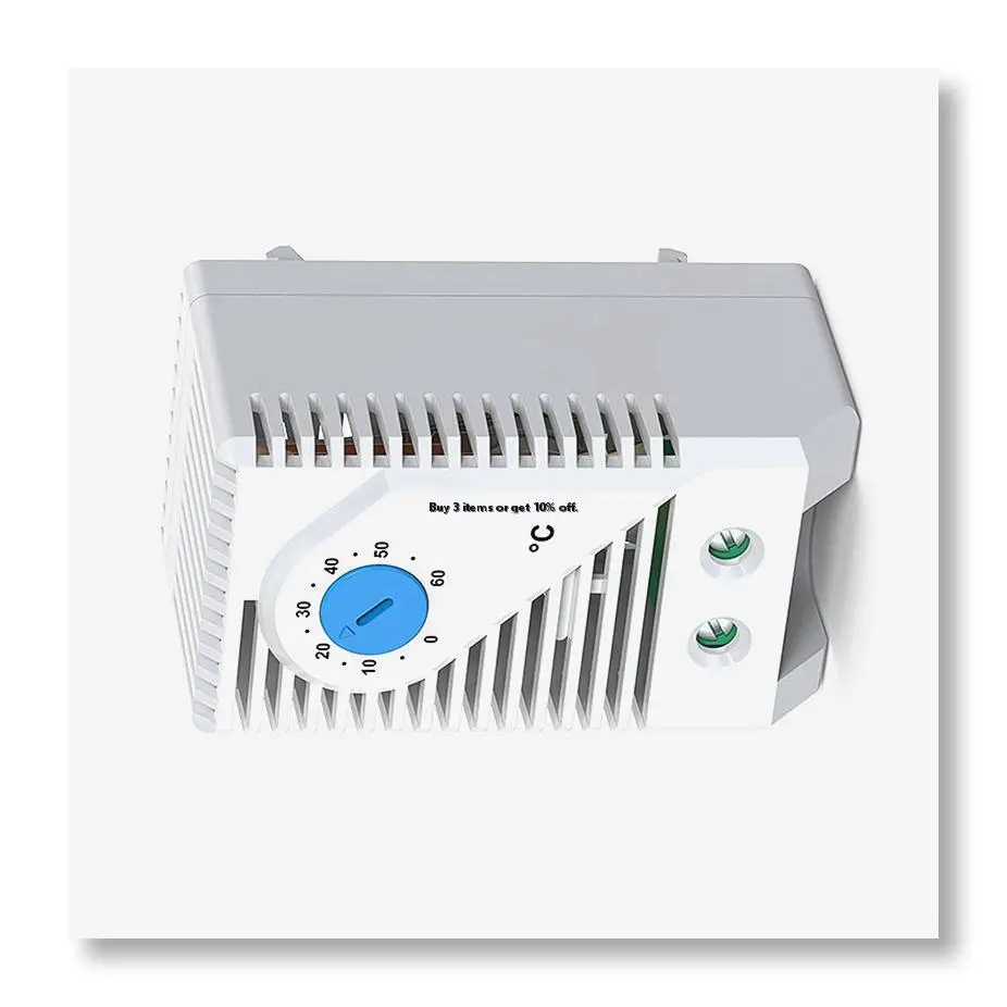 ✼Temperature Controller Mechanical Switch NO NC 0-60℃ Cabinet Thermostat and Humidity Control AC 250V 10A KTS011