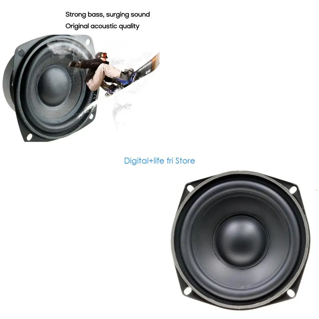 

E06D 5,25 дюйма, 25 Вт, полнодиапазонный динамик Fever, 4 Ом, полный частотный диапазон/басовый рожок