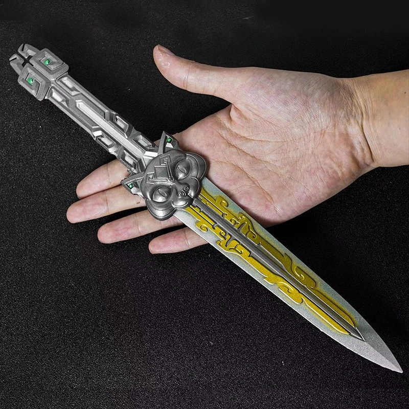 22cm/8.66in delta force tinta nuvem atlas garra brinquedo voador faca modelo de metal ornamento coleção desktop exibição presente aniversário prop