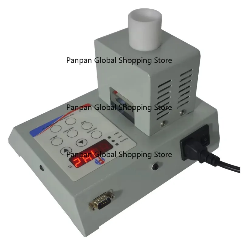 HFH Lab Melting Point Tester with Glass Capillary Tube for Epoxy Resin Drug Testing 75W Power 1-Year Warranty Model HMPD-100
