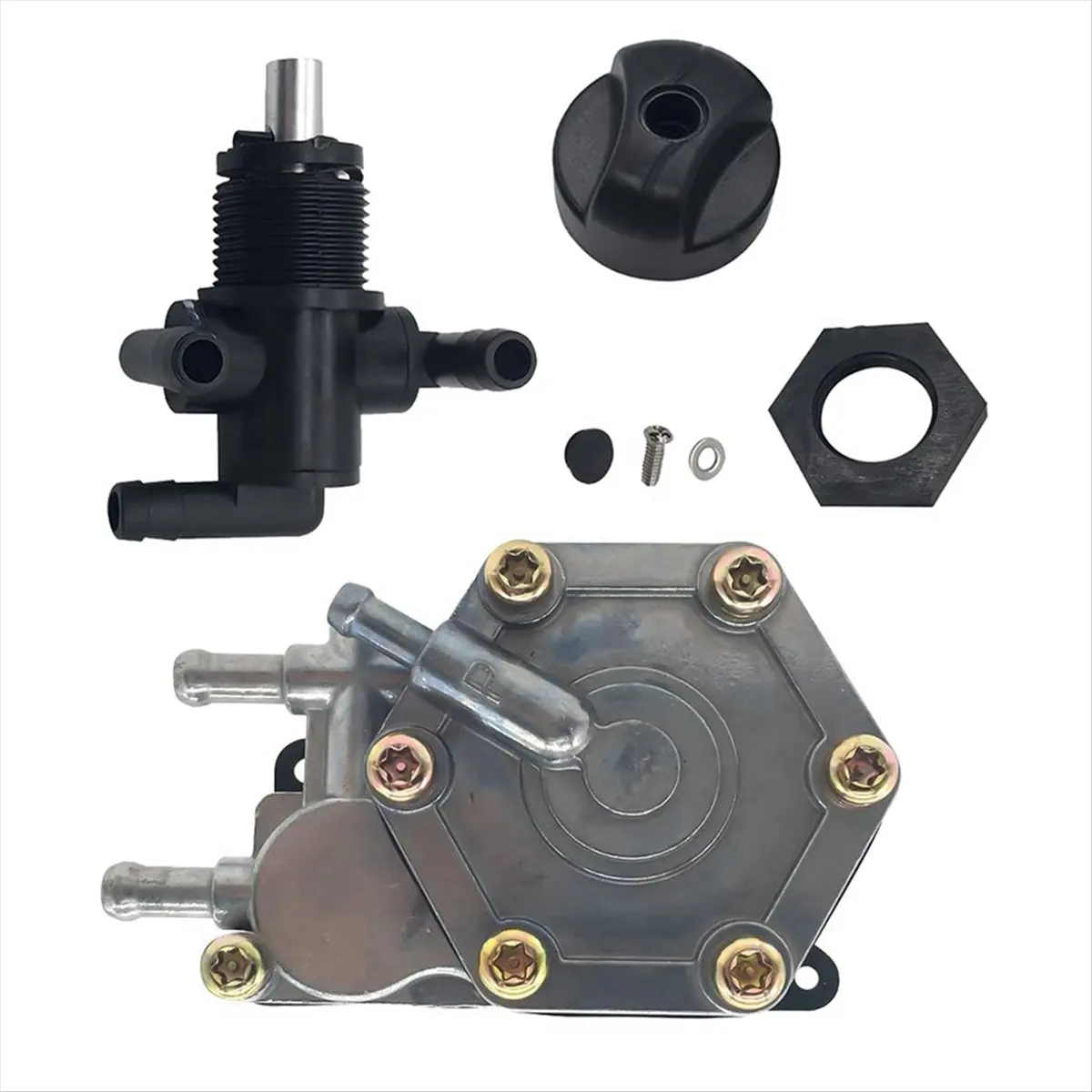 B09A Fuel Pump Valve Petcock Fuel Shutoff Valve Knob for Polaris Trail Boss 330 2003-2009 7052161 5432559 7052161