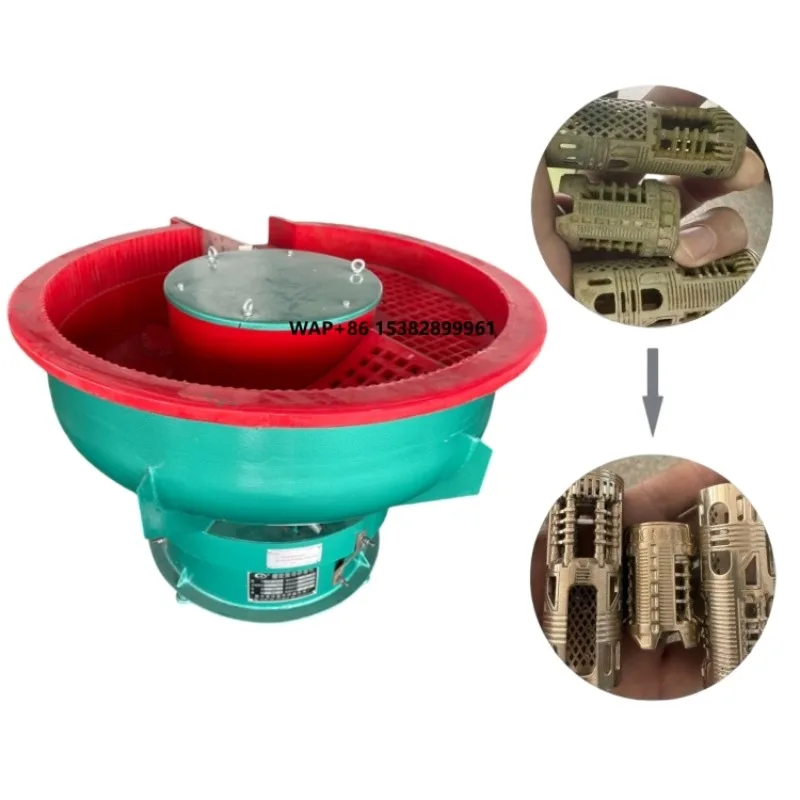 250L Industry Descaling Cleaning Ceramic Vibration Deburring Polishing Machine for Automotive Parts Metal