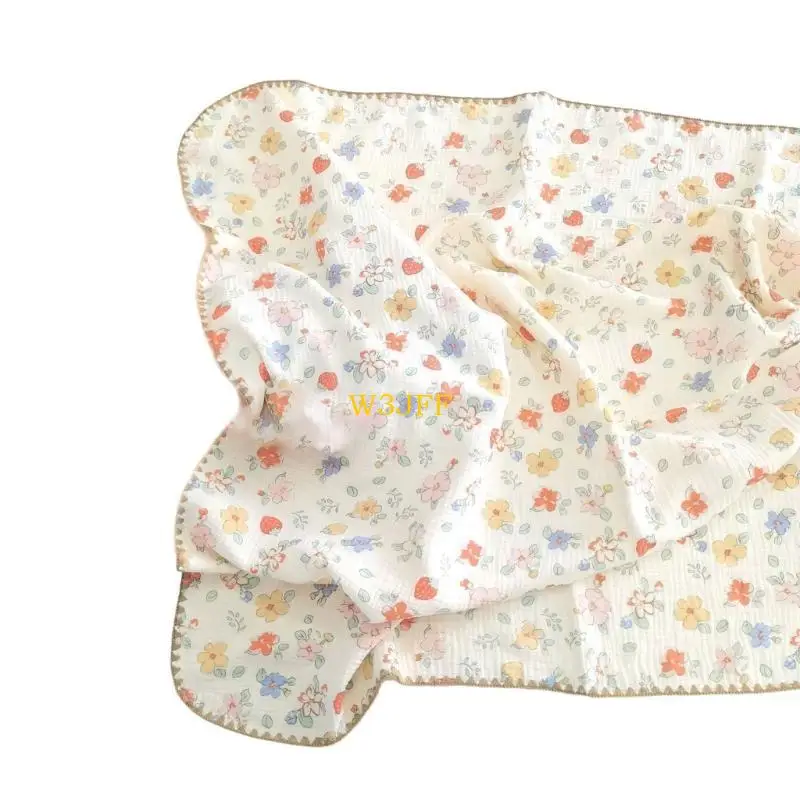 W3JF شاش القطن المحمول مع 4 طبقة للحيوانات حديثي الولادة والرضع الاستحمام