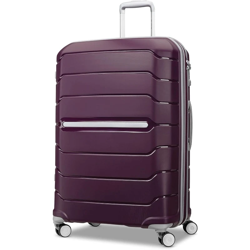 Freeform 28-Inch Large Luggage with Dual 360° Spinner Wheels - Checked Suitcase - TSA Lock, Airline-Approved