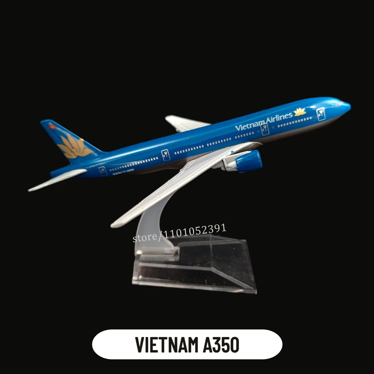 Scale 1:400 Metal Aviation Replica Vietnam A350 Asia Airline Boeing Airbus Aircraft Model Plane Miniature Gift for Boy