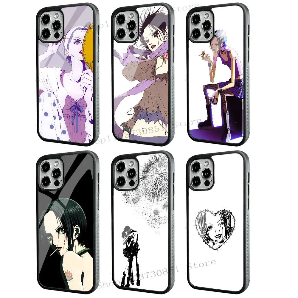 Anime Nana Osaki Phone Case Strong Magnetic For IPhone 15 14 13 Pro Max 11 12 Mini Alex Mirror For Magsafe