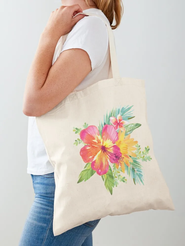 

Tropical Colorful Flowers Tote Bag tote men's Woman shopper the bags cloth bags