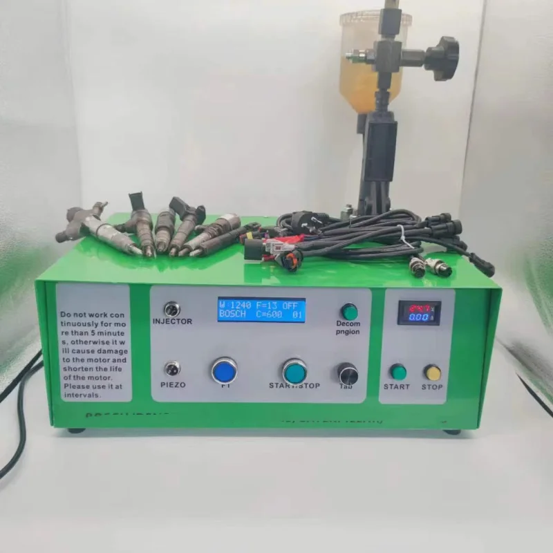 DDS60 Diesel Common Rail Injector Tester Electric Driven Oil Nozzle Calibrator for Bosch Denso Cummins Cat Siemens