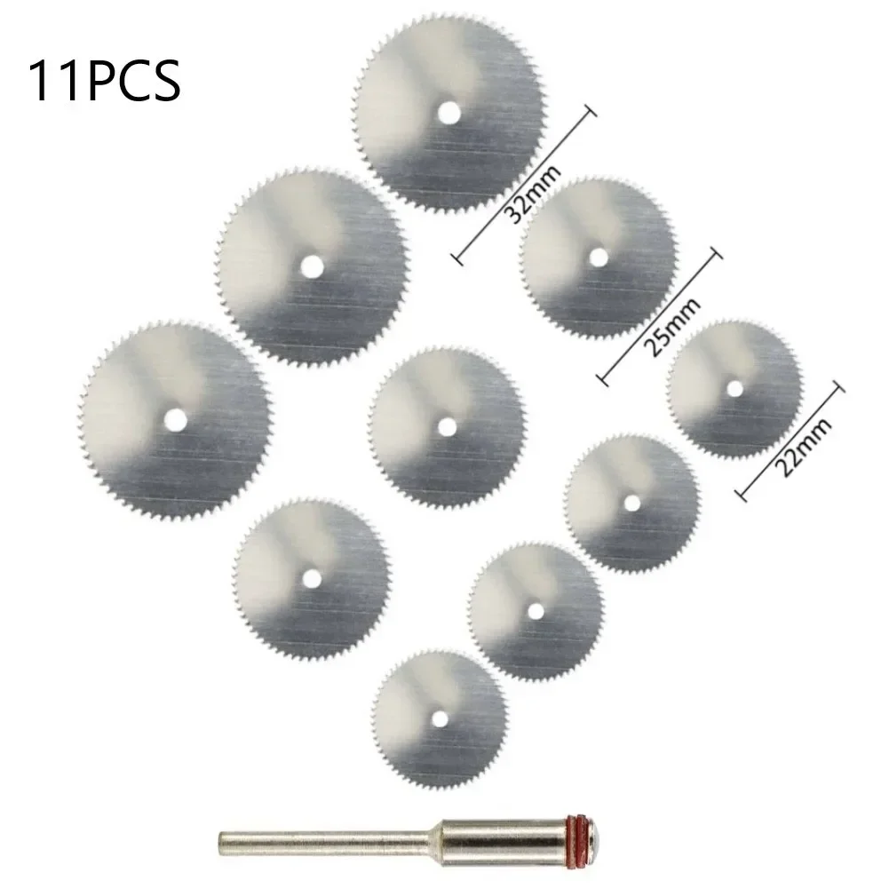 11PCS HSS Circular Saw Blade Cutting Disc Grinding Wheel Rotary Tool For Metal Cutter Wood Cutting Tool Disc Woodworking Tool NE