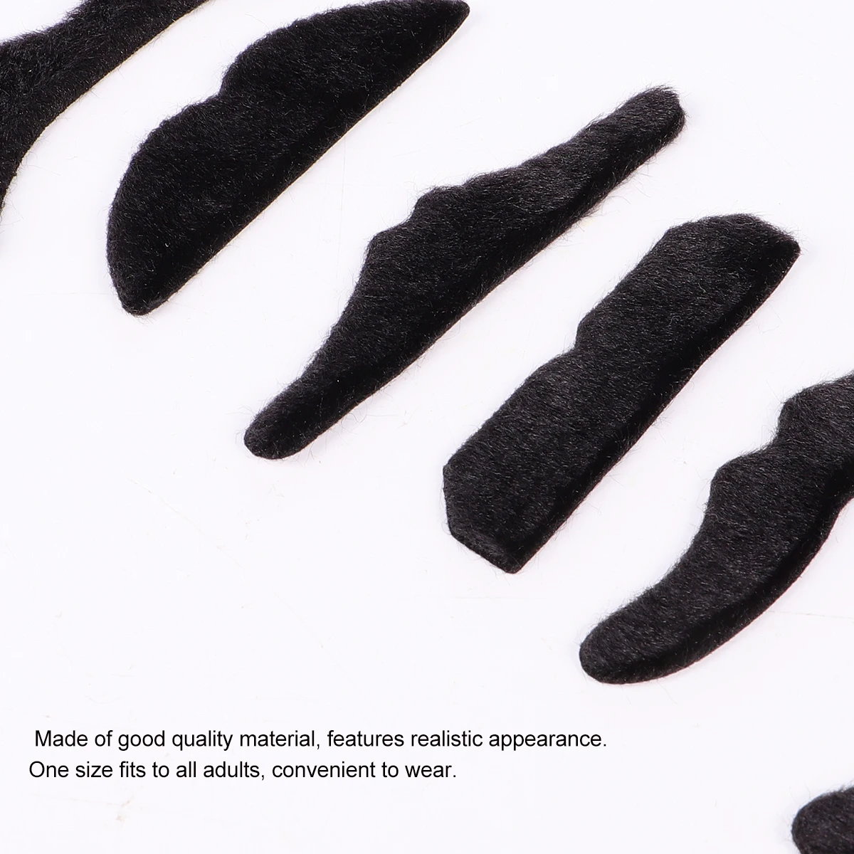 

2 Pcs Fake Beard Suit Mustaches for Men Halloween Pirate Facial Hair Handlebar Beards