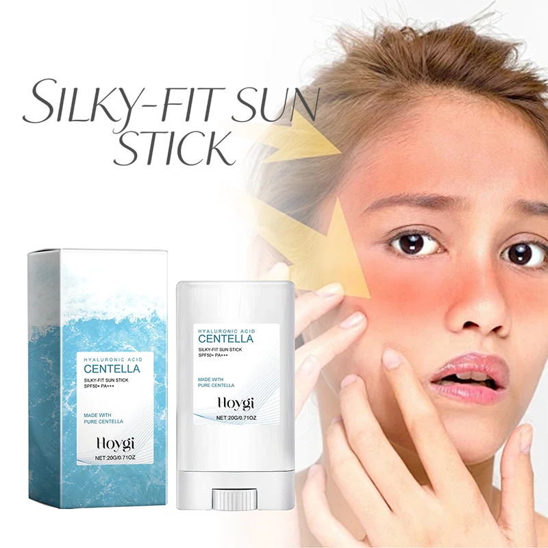 Hyaluronic Acid Sunscreen Anti Sun Solar UV Protection Mild Moisturizer Nourishing Hydrating Repair Outdoor Spf46 Sunblock Stick