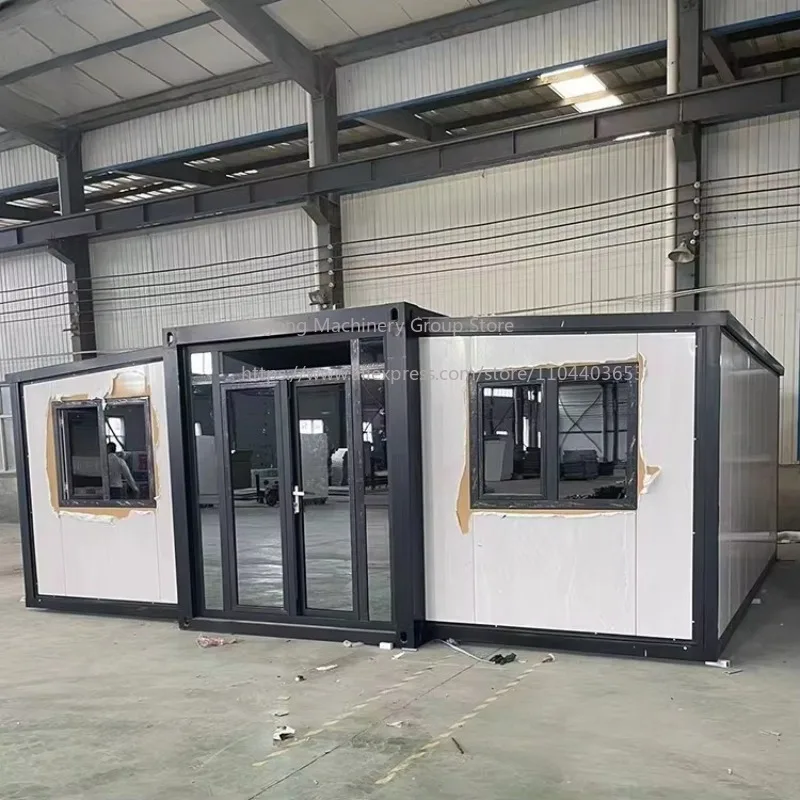 Factory Custom 20ft 40ft Portable Prefabricated Houses 40Ft Expandable Mobile Foldable Container Prefab Home