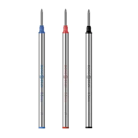 금속 hongdian 리필 롤러 볼펜, 학교 문구, 필기 용품, 0.5mm, 11cm, 5 개 세트 Best5 금속 hongdian 리필 롤러 볼펜, 학교 문구, 필기 용품, 0.5mm, 11cm, 5 개 세트 Best5