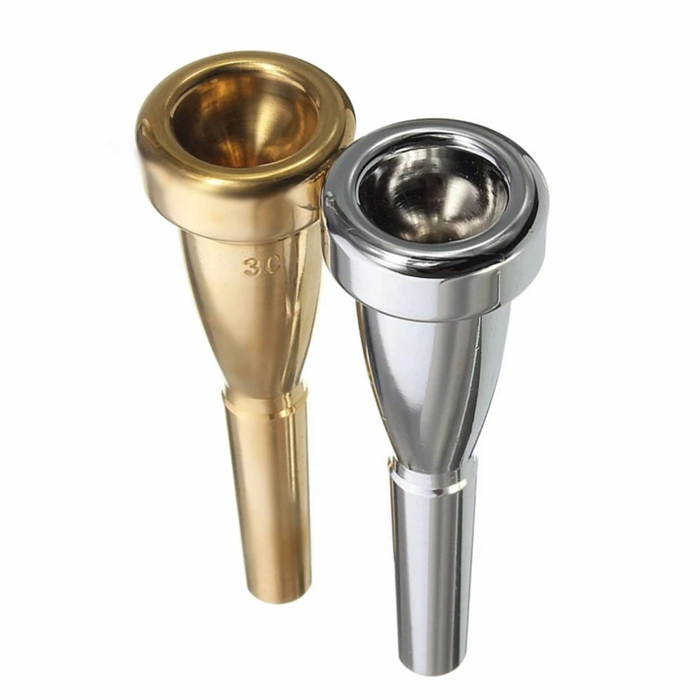 Replacement For Bach 3C Trumpet Mouthpiece Copper Alloy Mouthpiece Musical Instruments Small mouthpiece Accessories