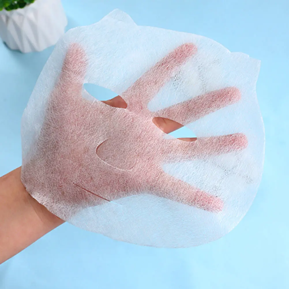 100Pcs Disposable Mask Sheets Non-Woven Face Sheet Masks for Skin Hydration Brightening Smoothness Daily Facial