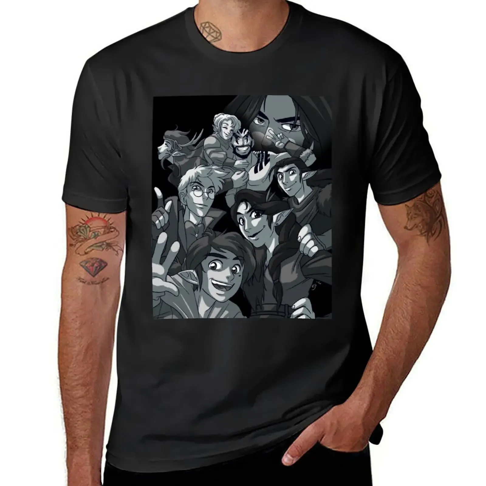 The Gang's All Here T-Shirt basketball graphic tees sweat fitted t shirts for men