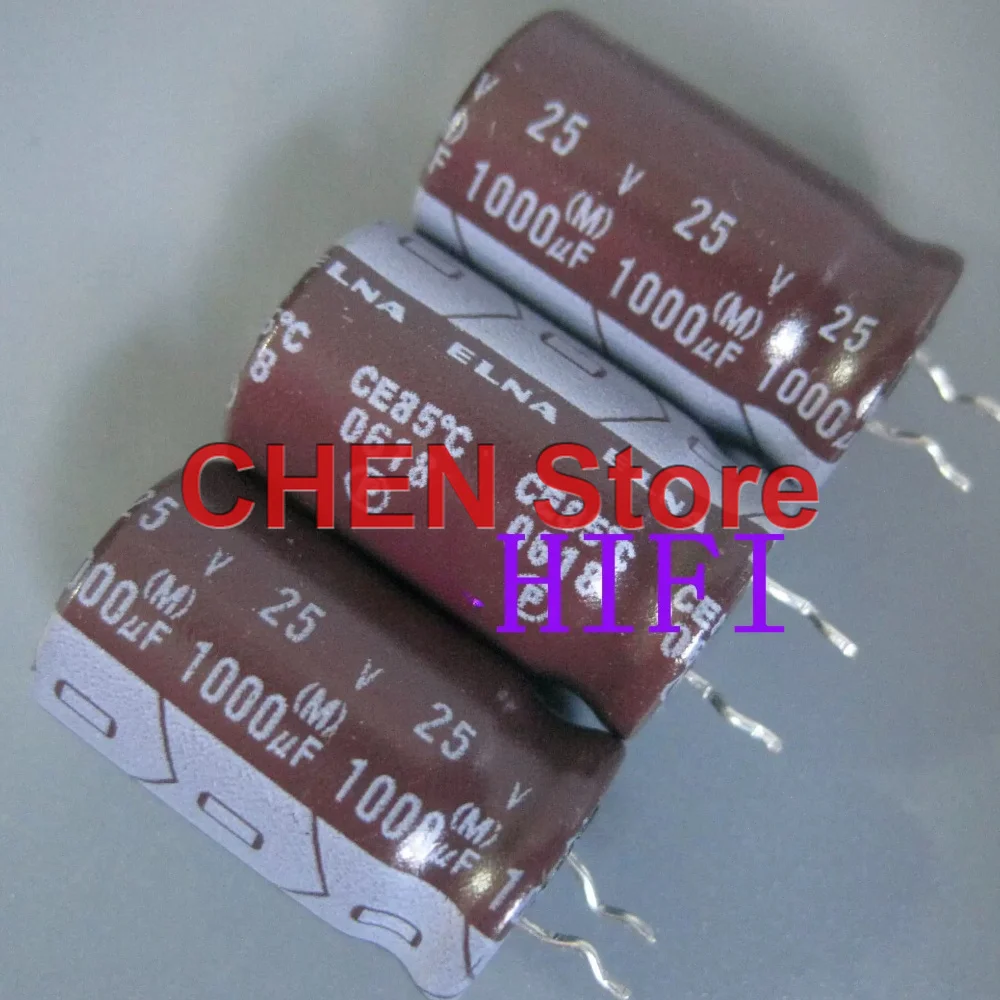 

20PCS/lot original ELNA RA3 25V1000UF 12.5x20MM 85C 1000UF 25V electrolytic capacitor free shipping