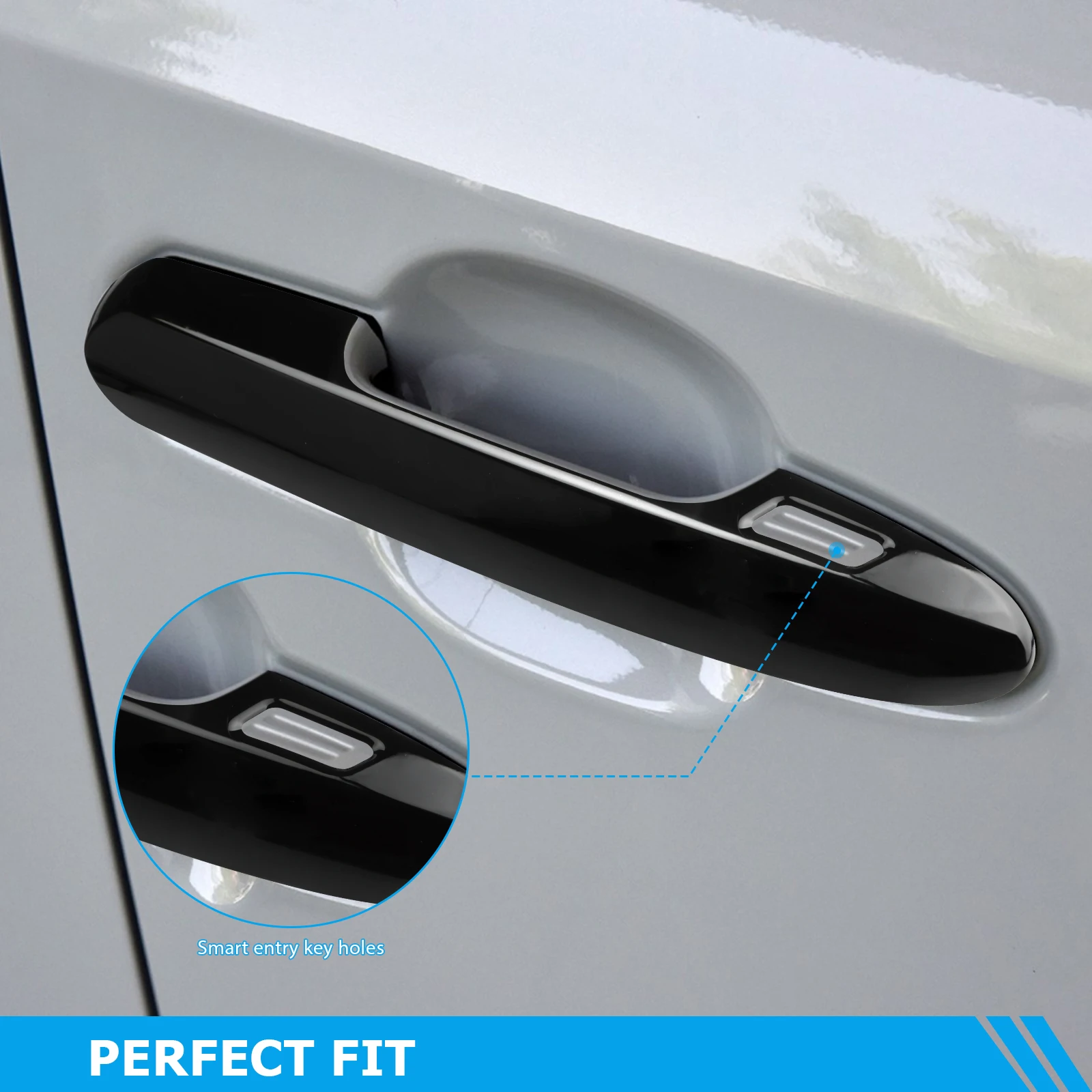 Car Door Handle Trim Shell For Toyota Rav4 2019- 2022 2023 2024 2025 Auto Door-handle-shell Decorative Stickers Supplies
