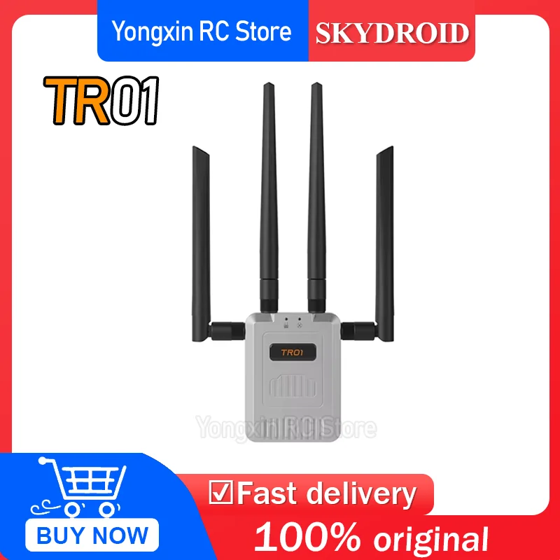 

SKYDROID TR01 Двухдиапазонный ретранслятор 2.4G и 5.8G, дальность 20 км для дронов/радиоуправляемых моделей, два модуля, сильная защита от помех, широкое покрытие.