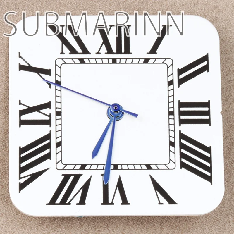 Nh35 Dial Hands 27mm for Santos Roman Numerals Watch Dial for Nh35 Nh36 Automatic Movement Watch Replaceable Parts