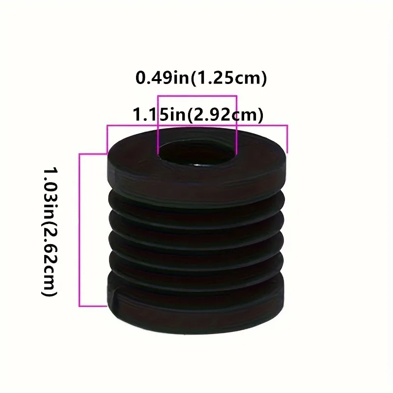 4pcs Feet For For Bambu Lab P1S Bambulab X1 Carbon Anti Vibration Feet Anti-slip Dust-proof Rubber Foot Pad Fit  Bambulabs 3D Pr