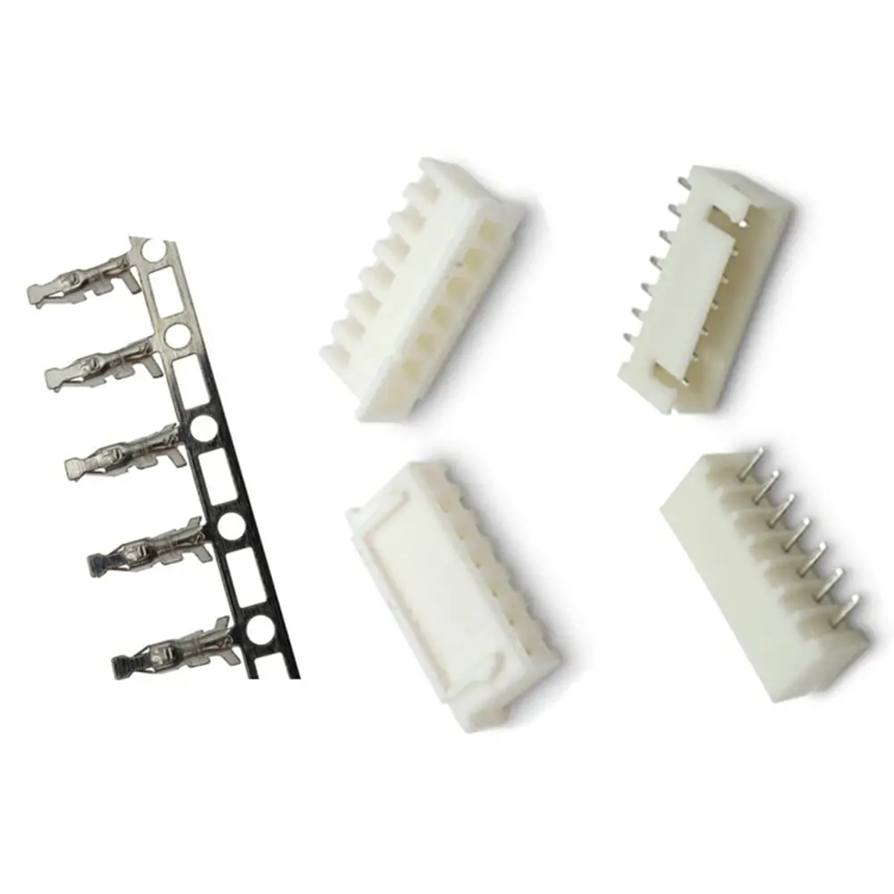 10 sztuk JST-XH 2.54 6S 7 pinów złącze męskie żeńskie nagłówek obudowa złącze wtykowe Adapter RC bateria Balance wtyczka przedłużająca