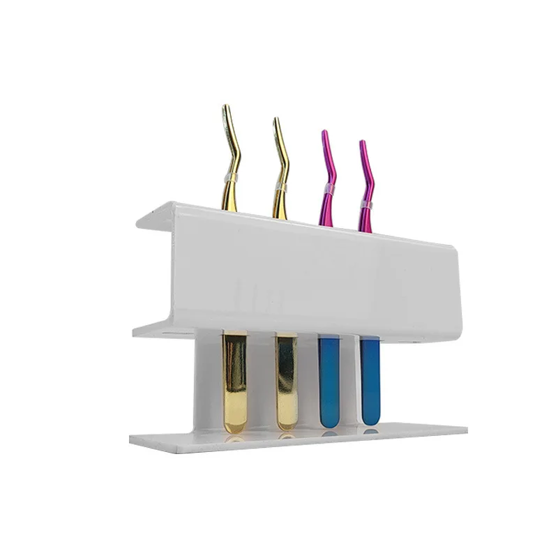 Acrylic Lashes Tweezers Storage Holder 6 Holes Stand Rack Durable Tweezers Organizer Shelf Eyelash Extension Makeup Tool