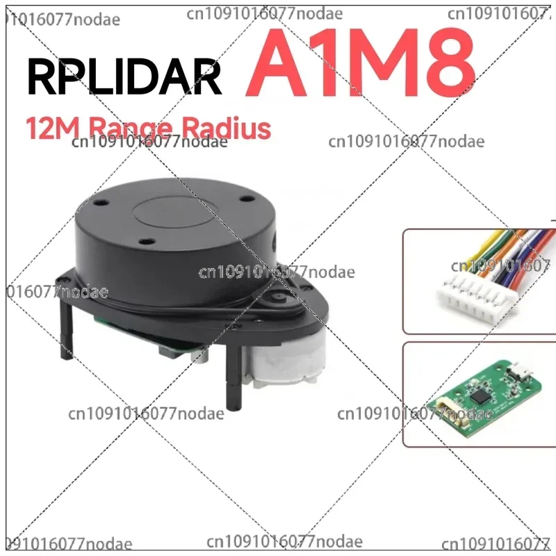 A1M8-R6 LIDAR Sensor Kit 360 Degree 2D Laser Scanner 12M Radius Distance Detection ROS Robot Navigation Location