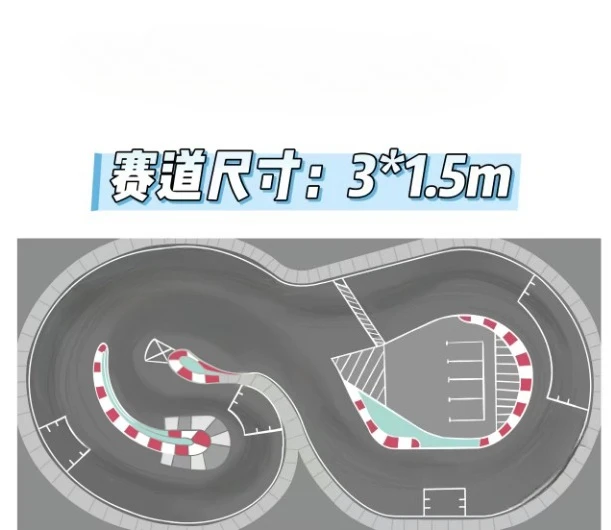 RC mosquito car track thickened PVC professional simulation map