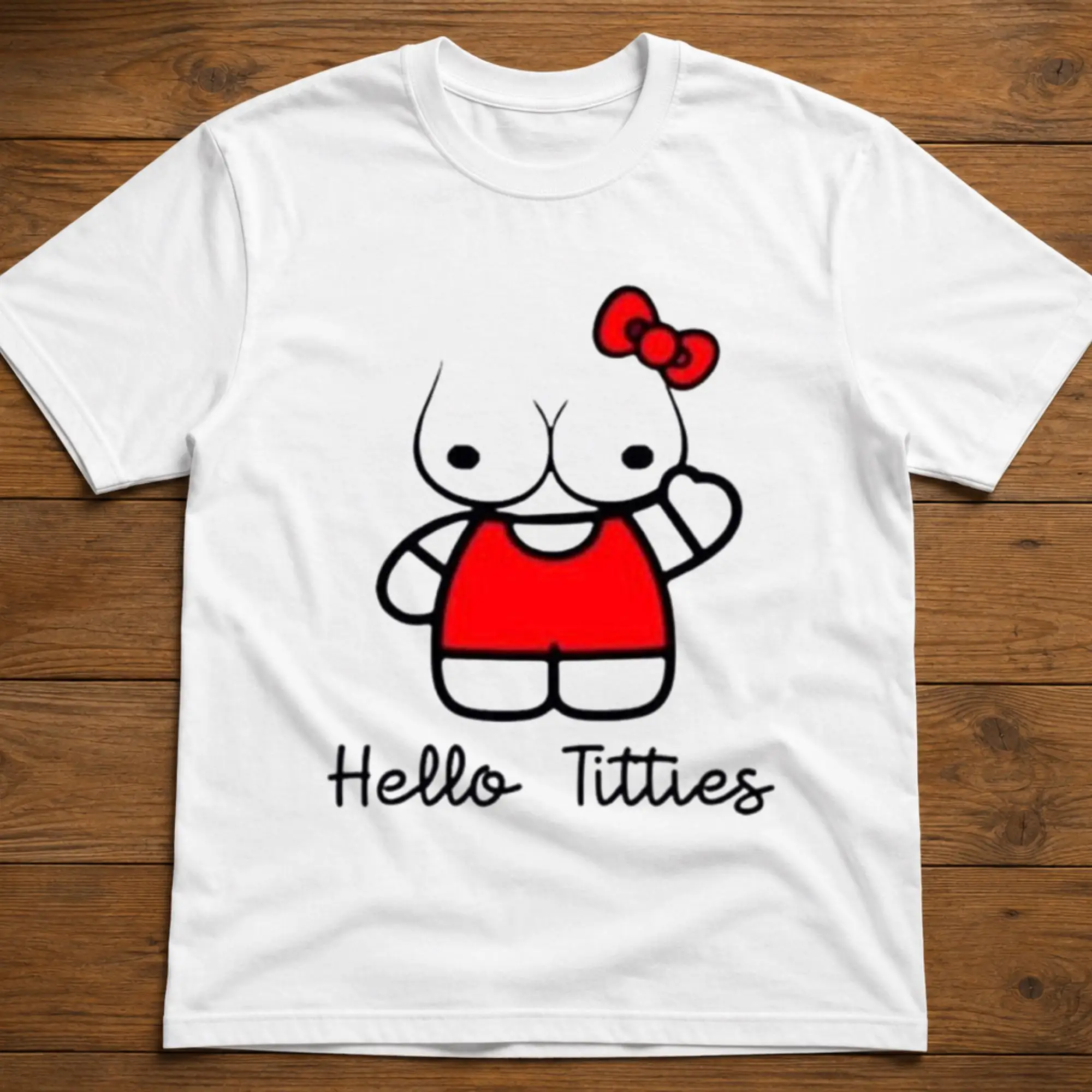 2026 Summer Men's and Women's Pure Cotton T-shirt Parent Child Sanrio Hellokitty High Quality Comfortable Breathable Ins Y2k