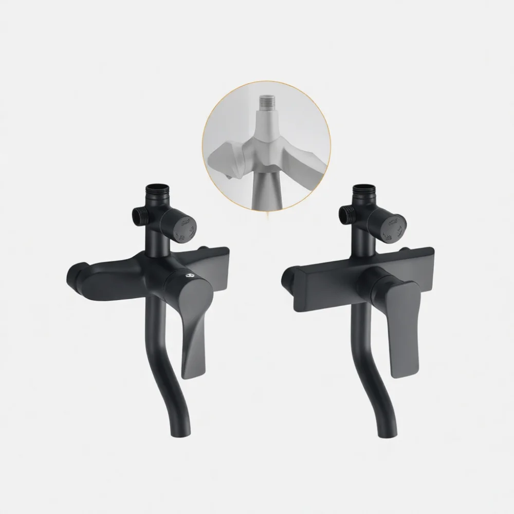 Bathroom Shower Riser Extension Pipe Adjustable Height Faucet Lift Rod Tube Universal Shower Hardware Accessory Durable