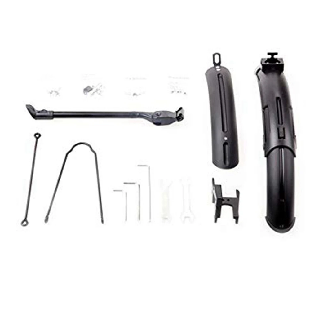 Electric Bicycle Bike Mudguard And Kickstand Tyre Splash Fender Support For Xiaomi Qicycle EF1