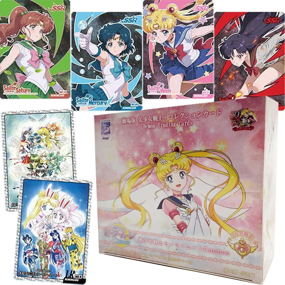 

Sailor Moon Collection Cards for Friends Fantasy Anime Character Battle Sparkling Cool UR Cards Magical Girl Peripheral Gifts