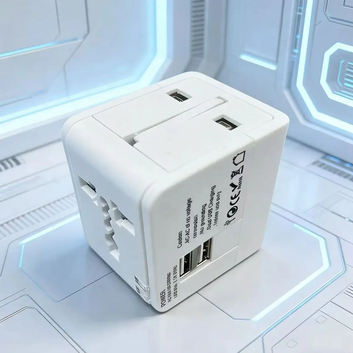 Global Universal UK US JP EU KR AUS CN Plug Adapter Converter Euro Travel Adapter Power Electric Socket AC Outlet USB A Type-C