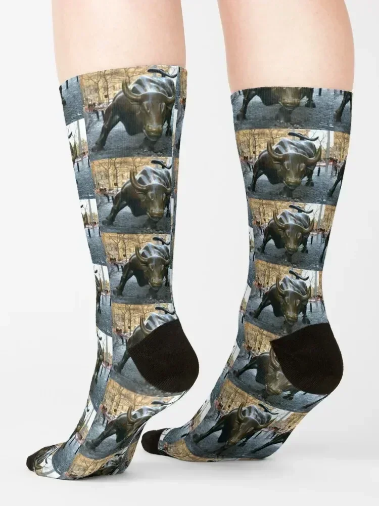 The Wall Street Bull Socks designer Stockings Argentina moving stockings Mens Socks Women's