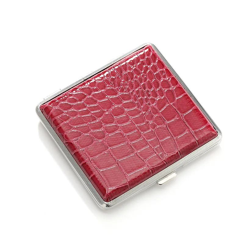 Crocodile Leather Cigarette Case Simple Cigarette Case Smoking Accessories