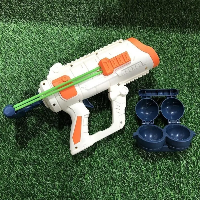 Nueva pistola de bolas de nieve, Clip de nieve a juego, juguetes de batalla para tiro en la nieve de invierno para niños, accesorios de lucha de bolas de nieve