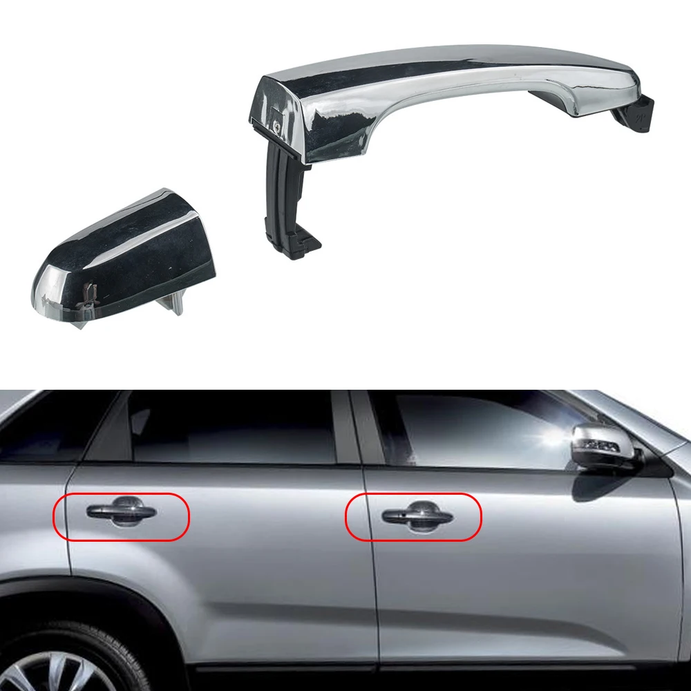 Front Rear Exterior Outside Car Door Handle Chrome For Kia Sorento 2011 2012 2013 2014 2015 826512P010 826512P010