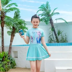 Kid's Cartoon Printedfor Swimming Pool One-Piece Swimsuit for Pool and Beach Activities One-piece Bathing Suit