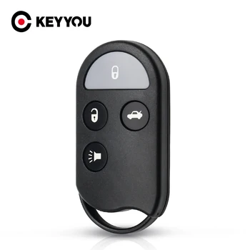 KEYYOU 20x 4 Button Remote Car Key Keyless Fob Shell Case For Nissan Maxima GLE GXE SE GLE-E Sedan 4-Door 1996 1997 1998 1999