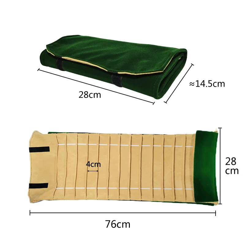 Velvet Watch Roll Bag Jewelry Holder Case