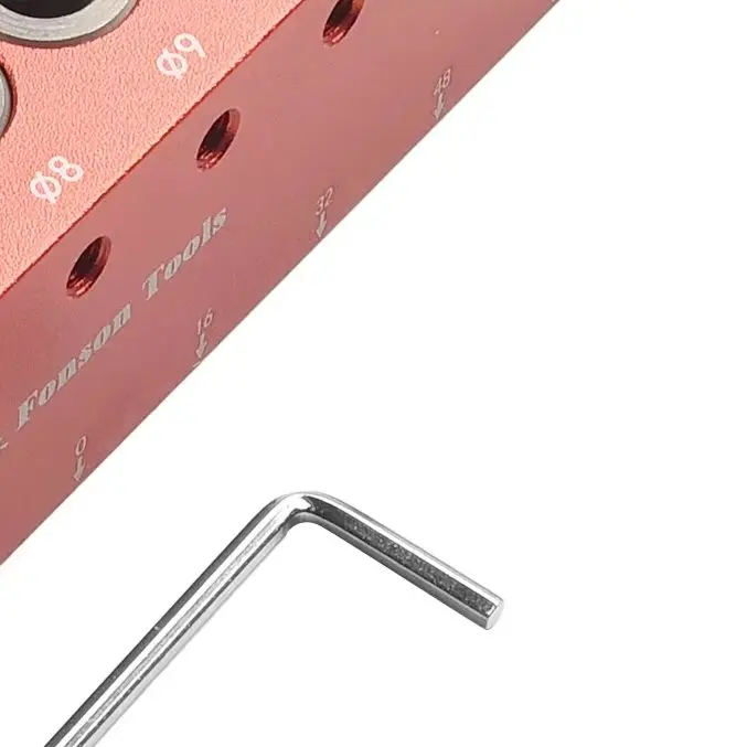 /4-12mm /Vertical /Pocket Hole Jig Woodworking Dowel Drill Guide Centering Locator Aluminum Alloy Drilling Template Tool