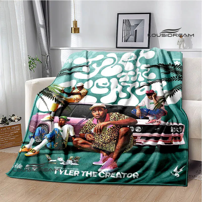 Rapper Tyler The Creator Printed blankets Warm Flannel blankets Soft and comfortable blanket bed linings Birthday Gift