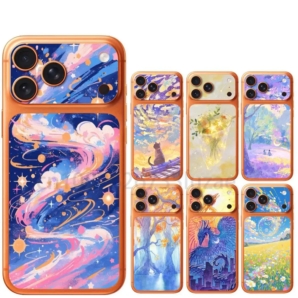 

Dreamy Fantasy Illustration For iPhone 17 Pro 17 ProMax Anti-Scratch Protective Film