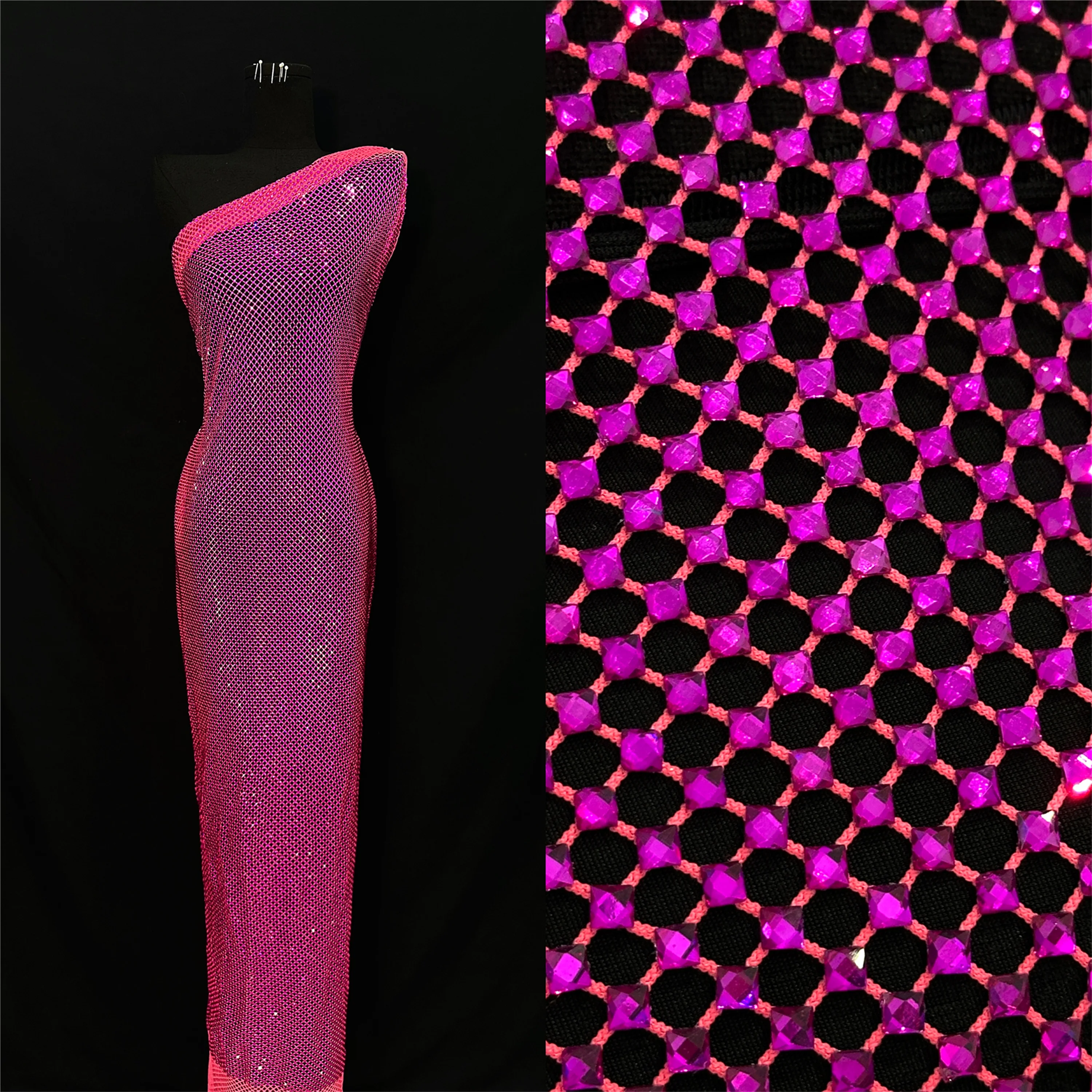 Heavy Mesh Lace with High Quality Wedding Party French Net Lace Fabric For Wedding Women Dress