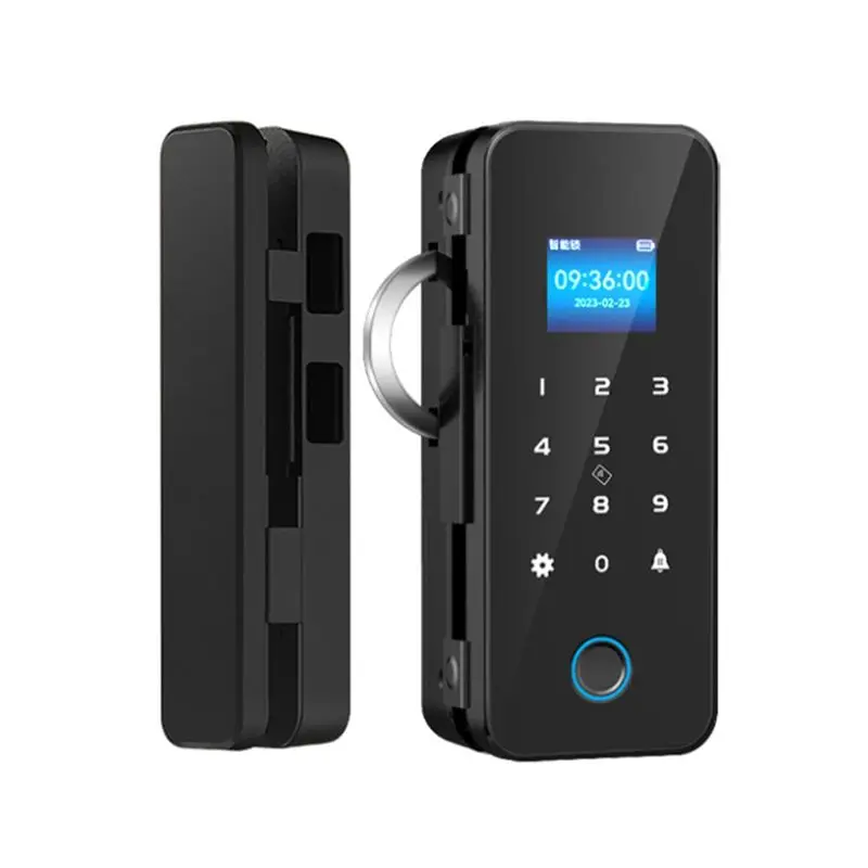 

[NEW A09R!】 Tuya Smart-Lock For Glass Door Wooden Door Bluetooth Tuya Biometric Fingerprint Lock Electronic Door Digital Lock