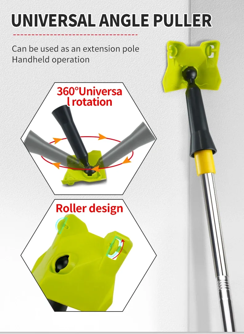 

Шпатель-скребок для углов гипсокартона, финишер для шпатлевки, штукатурная лопатка для пола и стен с портативной телескопической ручкой-удлинителем