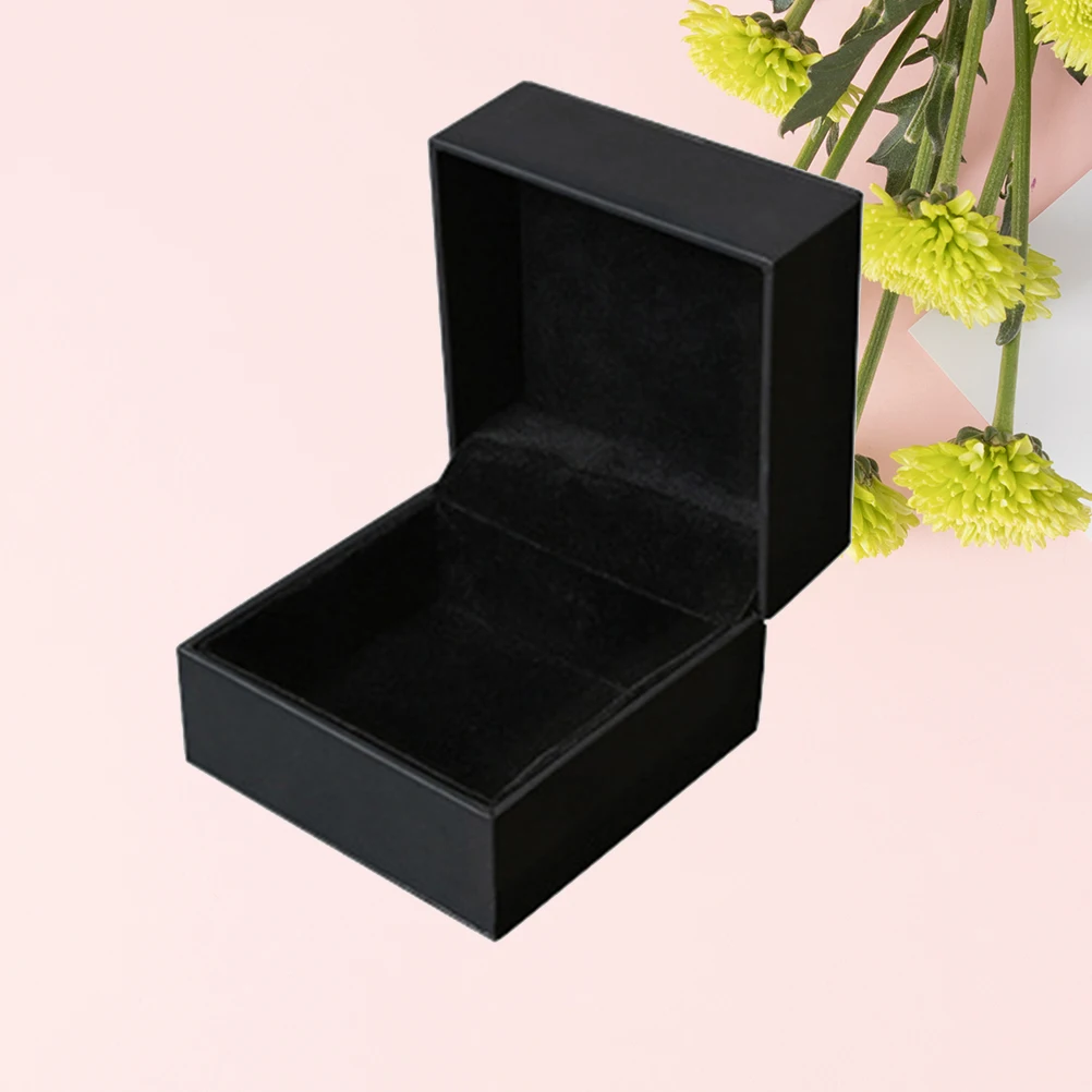 

PU Watch Box Professional Watch Display Box Jewelry Storage Organizer for Wrist Watches Clock (Size S, Black)